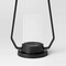 22" Aluminum Outdoor Lantern Candle Holder Black - Smith & Hawken